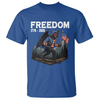 Patriotic Mothman Lover T Shirt Funny USA 250 Anniversary Gift