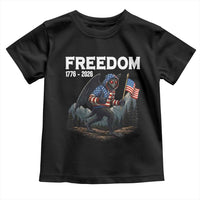 Patriotic Mothman Lover Toddler T Shirt Funny USA 250 Anniversary Gift