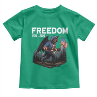 Patriotic Mothman Lover Toddler T Shirt Funny USA 250 Anniversary Gift