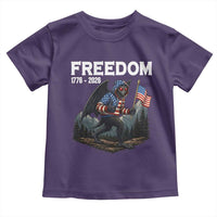 Patriotic Mothman Lover Toddler T Shirt Funny USA 250 Anniversary Gift