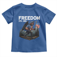 Patriotic Mothman Lover Toddler T Shirt Funny USA 250 Anniversary Gift