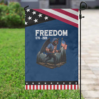 Patriotic Mothman Lover Garden Flag Funny USA 250 Anniversary Gift