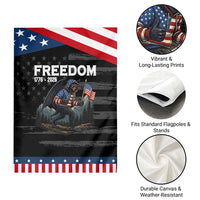 Patriotic Mothman Lover Garden Flag Funny USA 250 Anniversary Gift