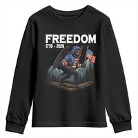 Patriotic Mothman Lover Youth Sweatshirt Funny USA 250 Anniversary Gift