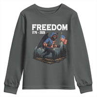 Patriotic Mothman Lover Youth Sweatshirt Funny USA 250 Anniversary Gift