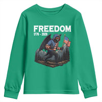 Patriotic Mothman Lover Youth Sweatshirt Funny USA 250 Anniversary Gift