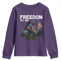 Patriotic Mothman Lover Youth Sweatshirt Funny USA 250 Anniversary Gift