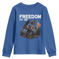 Patriotic Mothman Lover Youth Sweatshirt Funny USA 250 Anniversary Gift