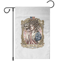 Feminist Medusa Girls Will Be Girls Garden Flag USA 250 Anniversary Gift