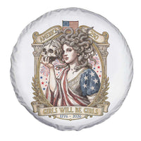 Feminist Medusa Girls Will Be Girls Spare Tire Cover USA 250 Anniversary Gift