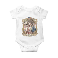 Feminist Medusa Girls Will Be Girls Baby Onesie USA 250 Anniversary Gift