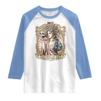 Feminist Medusa Girls Will Be Girls Raglan Shirt USA 250 Anniversary Gift