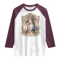 Feminist Medusa Girls Will Be Girls Raglan Shirt USA 250 Anniversary Gift