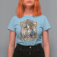 Feminist Medusa Girls Will Be Girls T Shirt For Women USA 250 Anniversary Gift