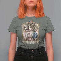 Feminist Medusa Girls Will Be Girls T Shirt For Women USA 250 Anniversary Gift