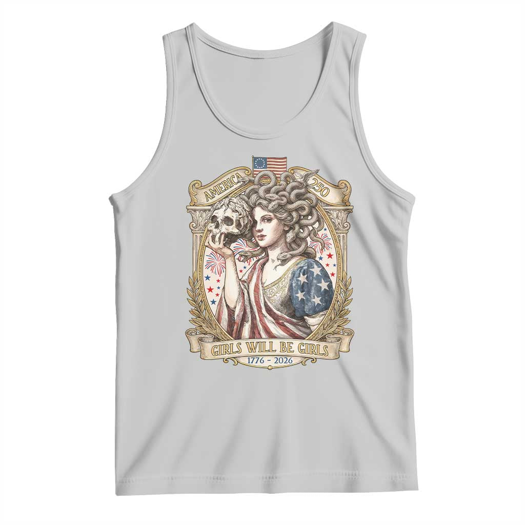 Feminist Medusa Girls Will Be Girls Tank Top USA 250 Anniversary Gift