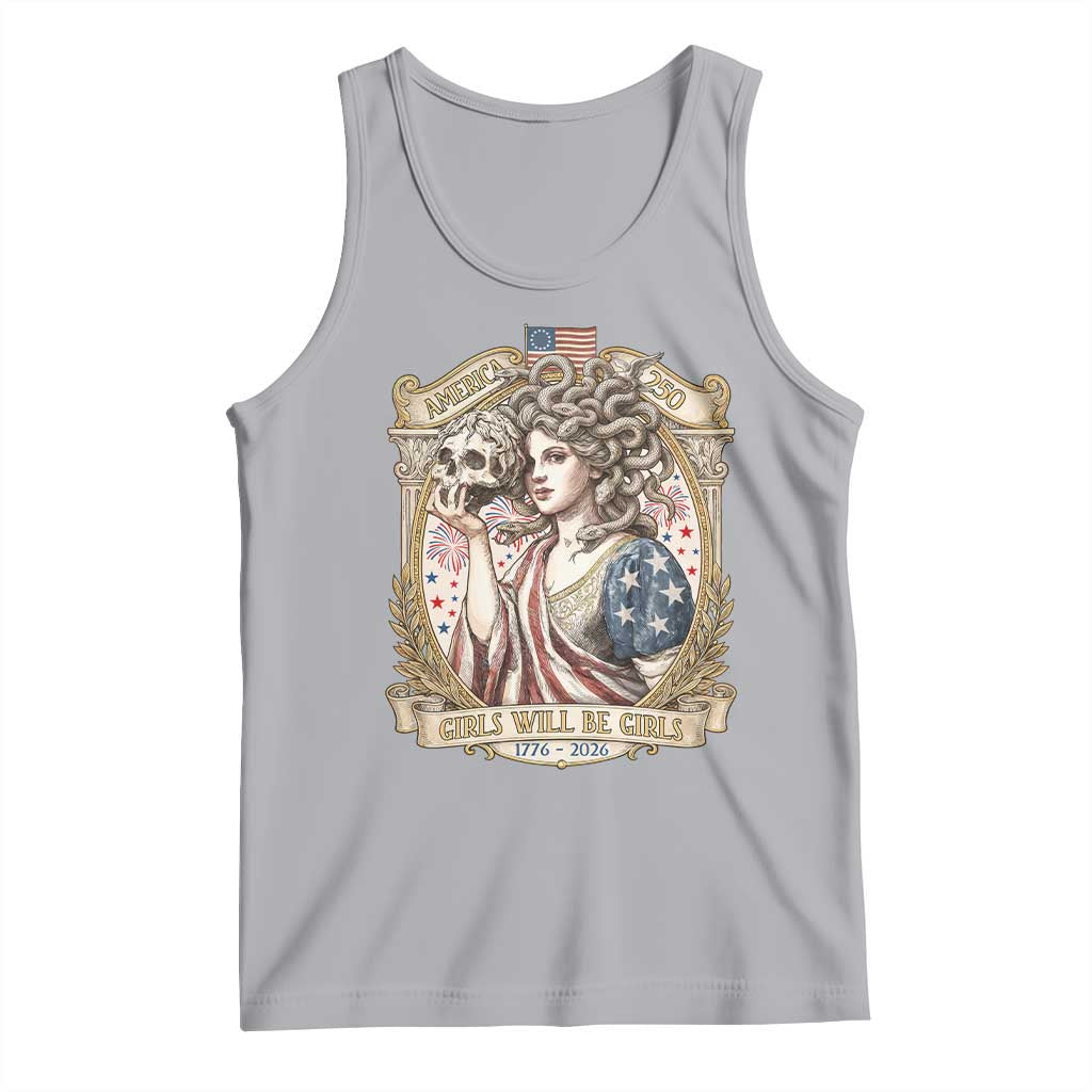 Feminist Medusa Girls Will Be Girls Tank Top USA 250 Anniversary Gift