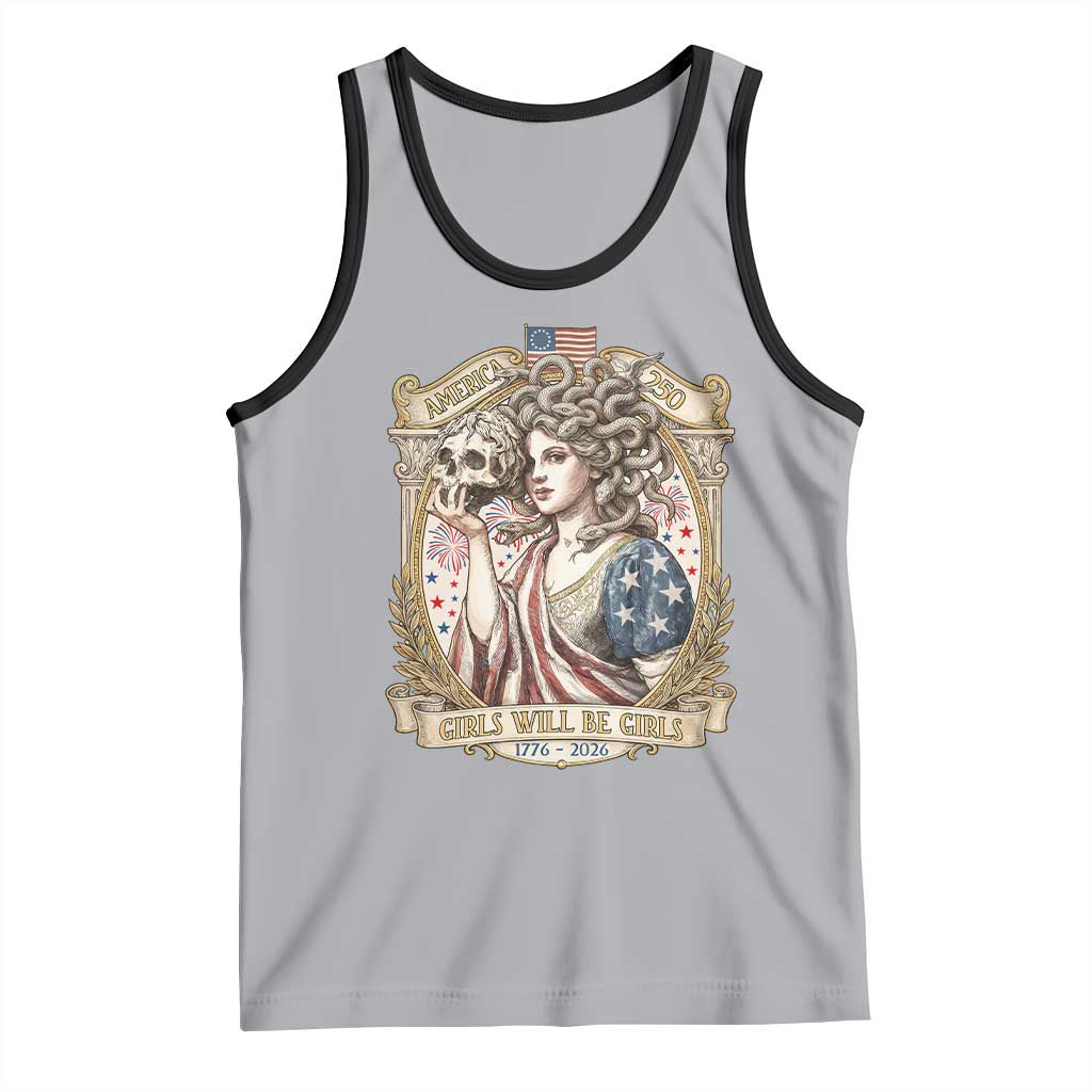 Feminist Medusa Girls Will Be Girls Tank Top USA 250 Anniversary Gift