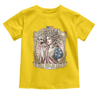 Feminist Medusa Girls Will Be Girls Toddler T Shirt USA 250 Anniversary Gift
