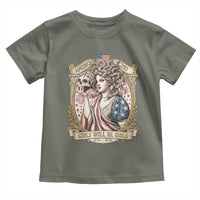 Feminist Medusa Girls Will Be Girls Toddler T Shirt USA 250 Anniversary Gift