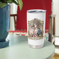 Feminist Medusa Girls Will Be Girls Tumbler Cup USA 250 Anniversary Gift