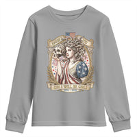 Feminist Medusa Girls Will Be Girls Youth Sweatshirt USA 250 Anniversary Gift