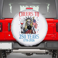 Funny Patriotic Statue Of Liberty Spare Tire Cover Cheers To 250 Years