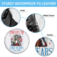 Funny Patriotic Statue Of Liberty Spare Tire Cover Cheers To 250 Years