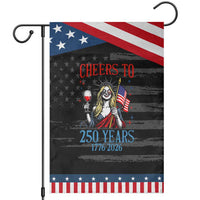Funny Patriotic Statue Of Liberty Garden Flag Cheers To 250 Years