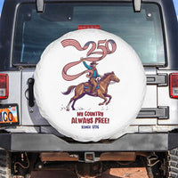 Funny Patriotic Cowboy Spare Tire Cover My Country Always Free USA Pride