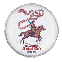 Funny Patriotic Cowboy Spare Tire Cover My Country Always Free USA Pride