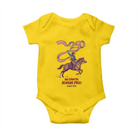 Funny Patriotic Cowboy Baby Onesie My Country Always Free USA Pride