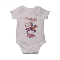 Funny Patriotic Cowboy Baby Onesie My Country Always Free USA Pride