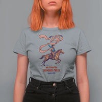 Funny Patriotic Cowboy T Shirt For Women My Country Always Free USA Pride