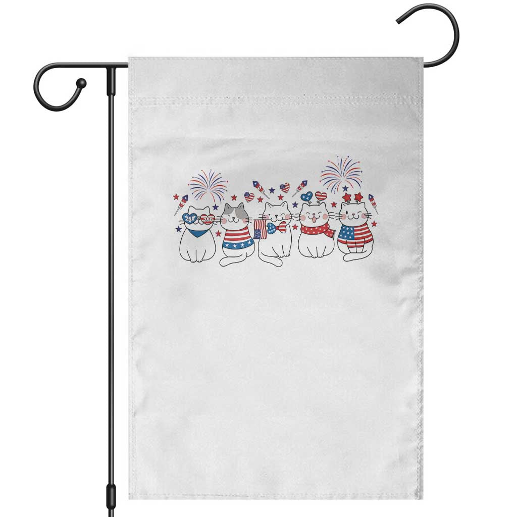 Patriotic Cat Lover Gift Garden Flag America 250 Anniversary
