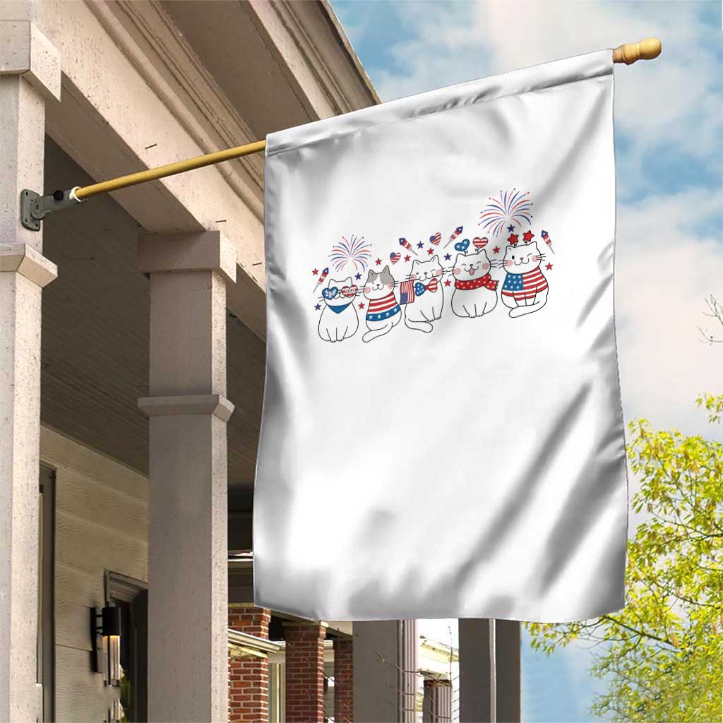 Patriotic Cat Lover Gift Garden Flag America 250 Anniversary