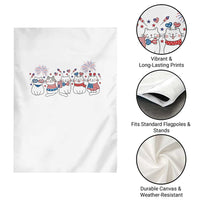 Patriotic Cat Lover Gift Garden Flag America 250 Anniversary