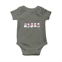 Patriotic Cat Lover Gift Baby Onesie America 250 Anniversary