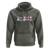 Patriotic Cat Lover Gift Hoodie America 250 Anniversary