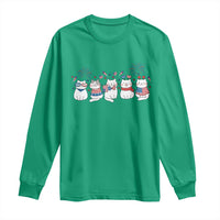 Patriotic Cat Lover Gift Long Sleeve Shirt America 250 Anniversary