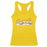 Patriotic Cat Lover Gift Racerback Tank Top America 250 Anniversary