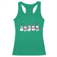 Patriotic Cat Lover Gift Racerback Tank Top America 250 Anniversary