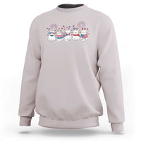 Patriotic Cat Lover Gift Sweatshirt America 250 Anniversary
