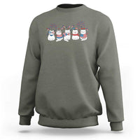 Patriotic Cat Lover Gift Sweatshirt America 250 Anniversary