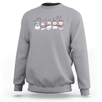 Patriotic Cat Lover Gift Sweatshirt America 250 Anniversary