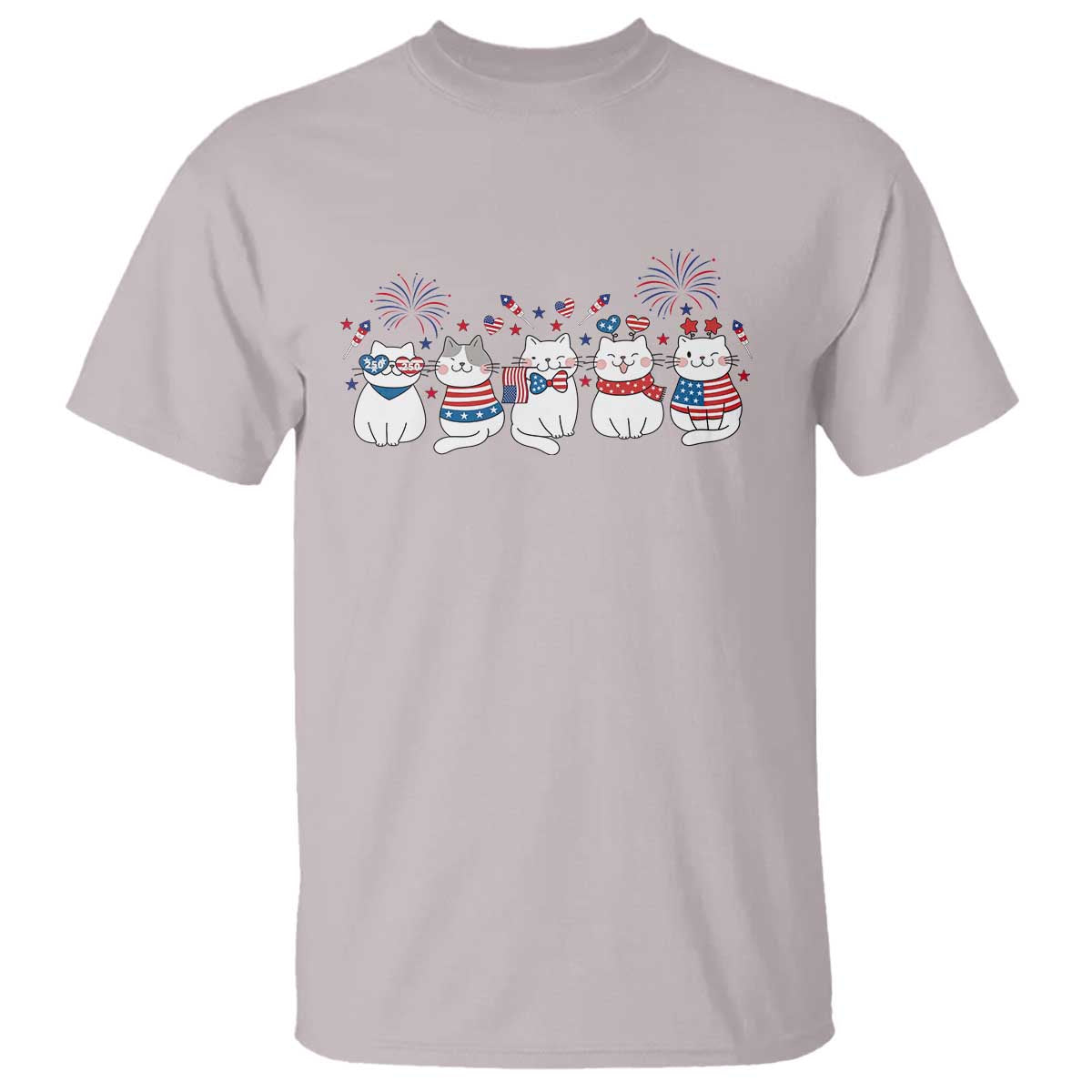 Patriotic Cat Lover Gift T Shirt America 250 Anniversary