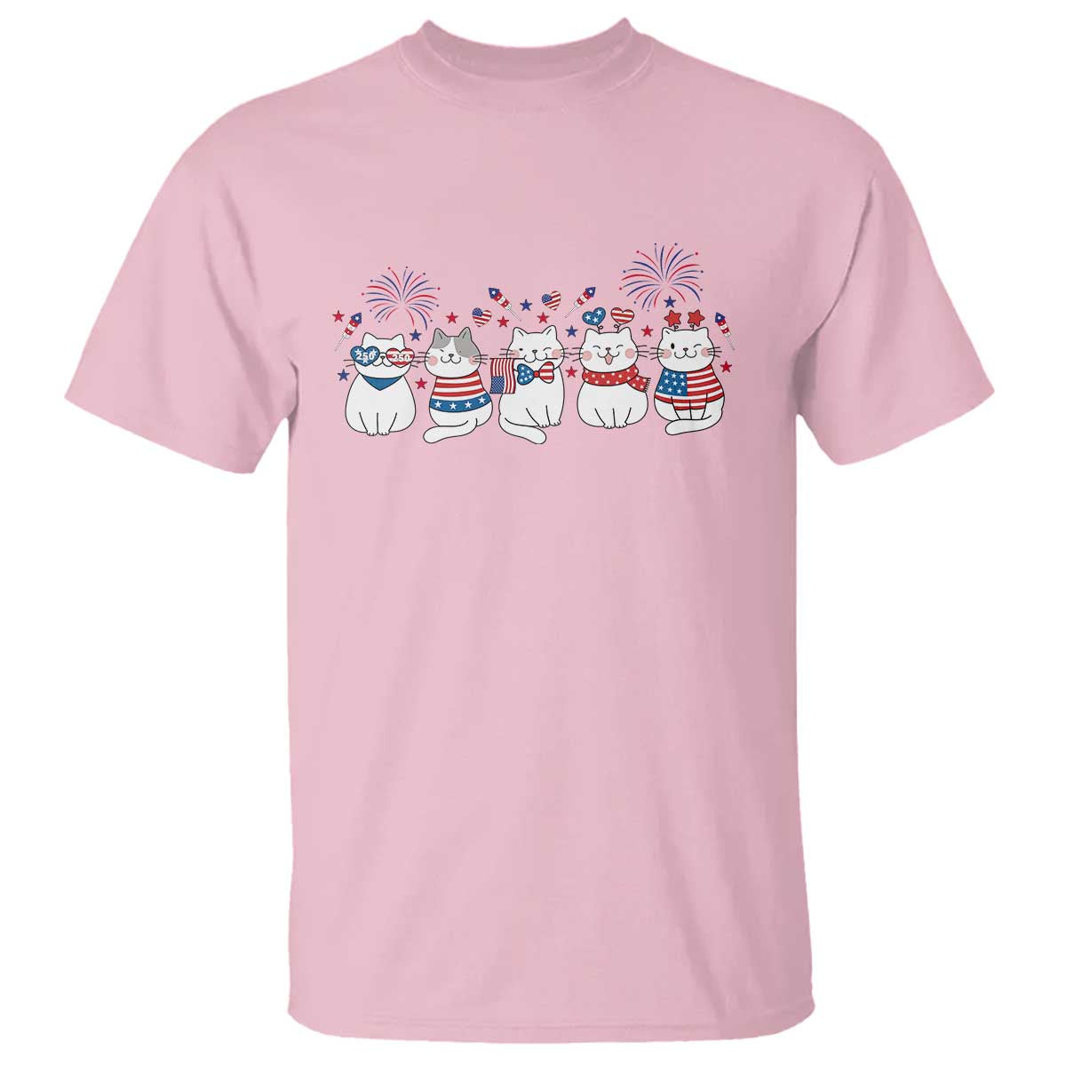 Patriotic Cat Lover Gift T Shirt America 250 Anniversary