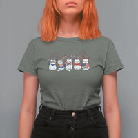 Patriotic Cat Lover Gift T Shirt For Women America 250 Anniversary