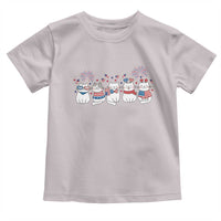 Patriotic Cat Lover Gift Toddler T Shirt America 250 Anniversary