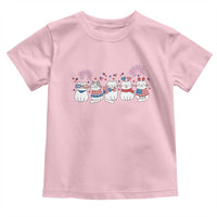 Patriotic Cat Lover Gift Toddler T Shirt America 250 Anniversary